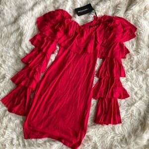Pretty Little Thing NWT Ruffle Dress